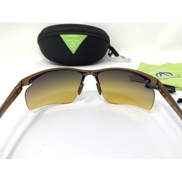 PEAKVISION SPORTS GOLF SUNGLASSES Bronze Sx8.88 + CASE and CLOTH Excellent - Picture 6 of 12